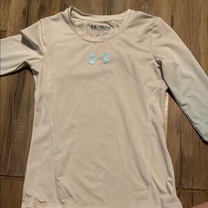 Under Armour Kids' Cream Long Sleeve Shirt